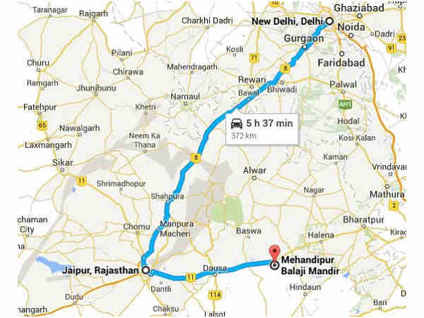 यात्रा गाइड: दिल्ली से मेहंदीपुर अब सिफ 4 घंटे में यात्रा गाइड: दिल्ली से मेहंदीपुर अब सिफ 4 घंटे में