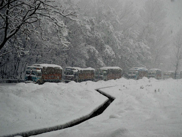 बर्फ ने बनाया कश्मीर को और खूबसूरत