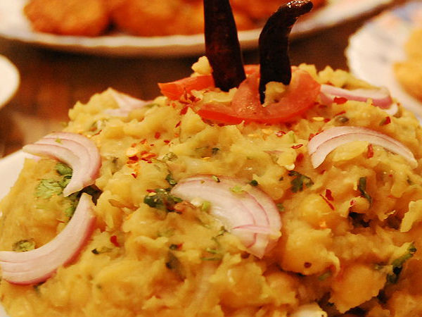 चना घुघनी