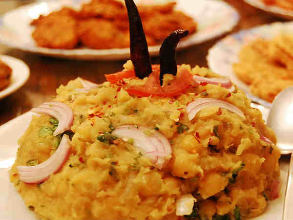 चना घुघनी