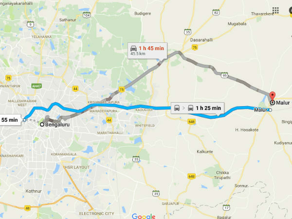 कैसे पहुंचे मलूर