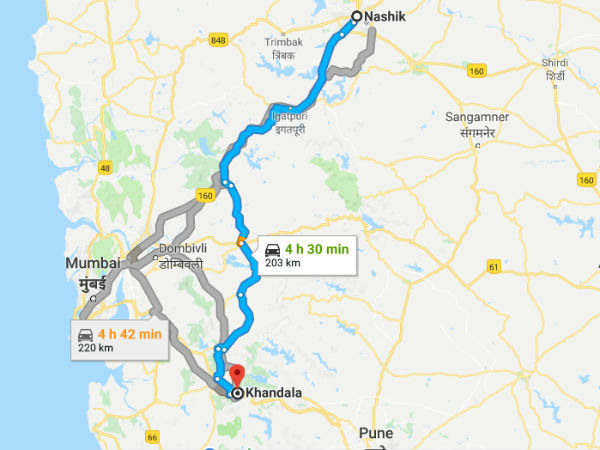 खंडाला पहुंचने के अलग-अलग रूट