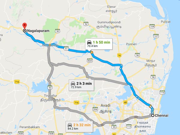 कैसे पहुंचे नागलापुरम