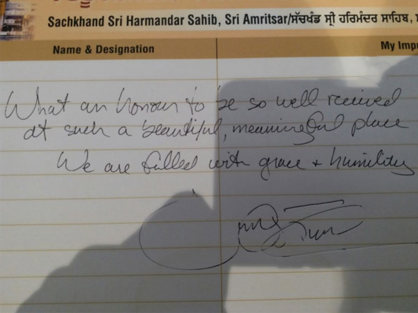 अमृतसर पहुंचे कनाडाई प्रधानमंत्री जस्टिन ट्रूडो