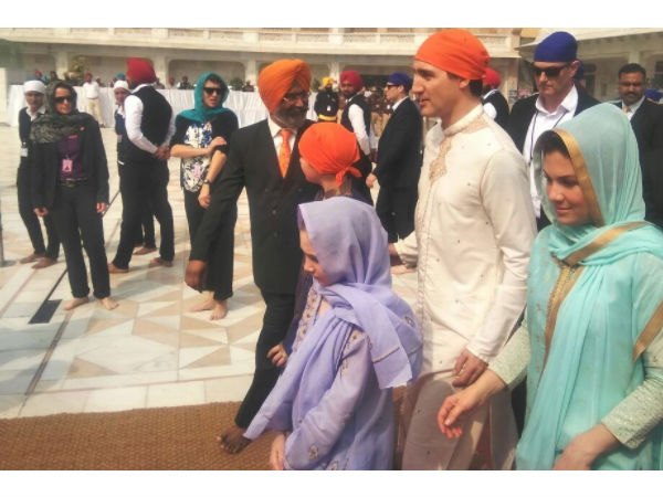 अमृतसर पहुंचे कनाडाई प्रधानमंत्री जस्टिन ट्रूडो