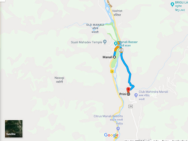 मनाली से पिरनी गांव