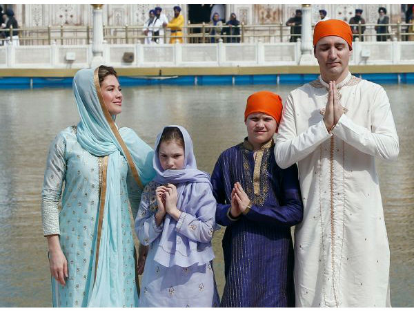 अमृतसर पहुंचे कनाडाई प्रधानमंत्री जस्टिन ट्रूडो