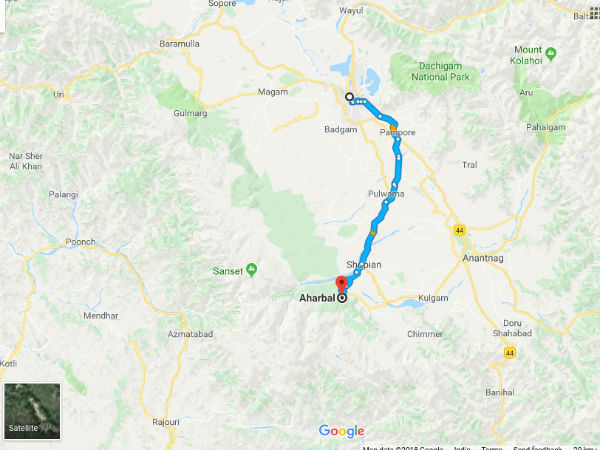 कब आयें अहरबाल झरना