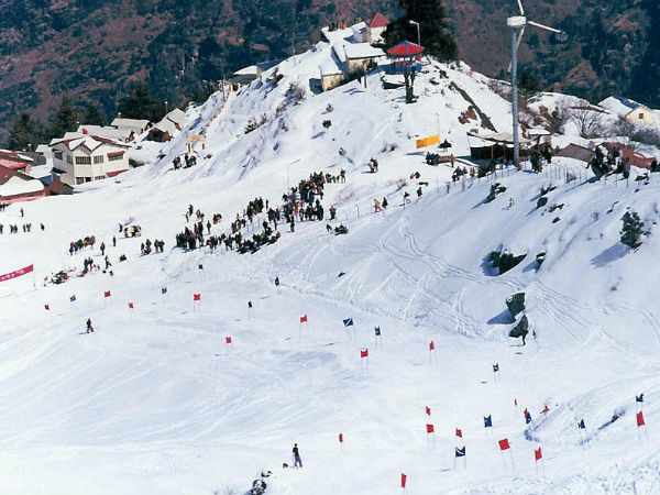 स्कींग का मजा